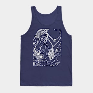 One-Line Woman Tank Top